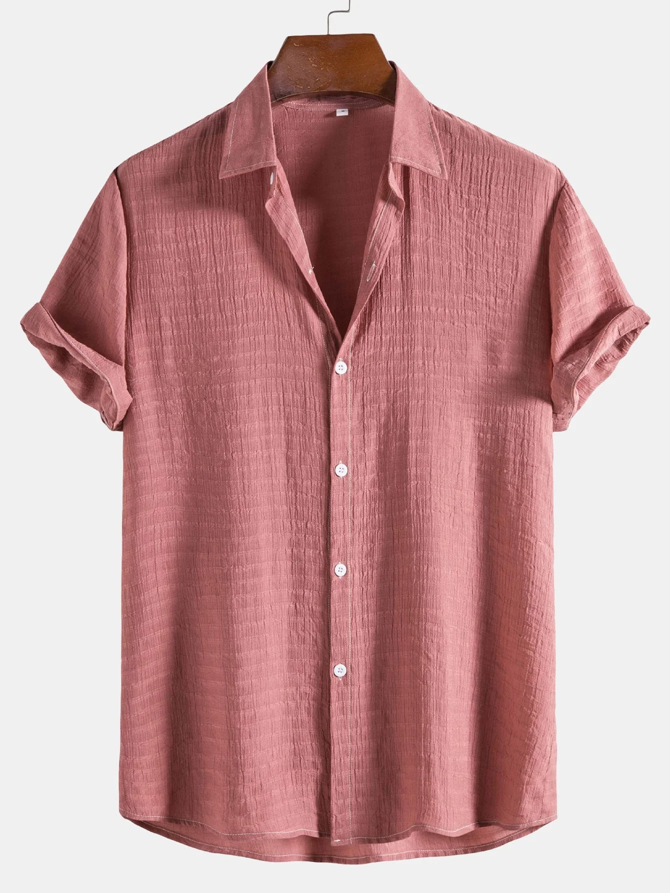 Arvy® | Textured Fabric Short Sleeve Shirt - Image 10