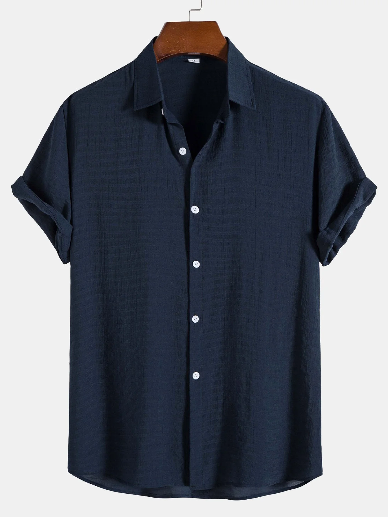 Arvy® | Textured Fabric Short Sleeve Shirt - Image 2