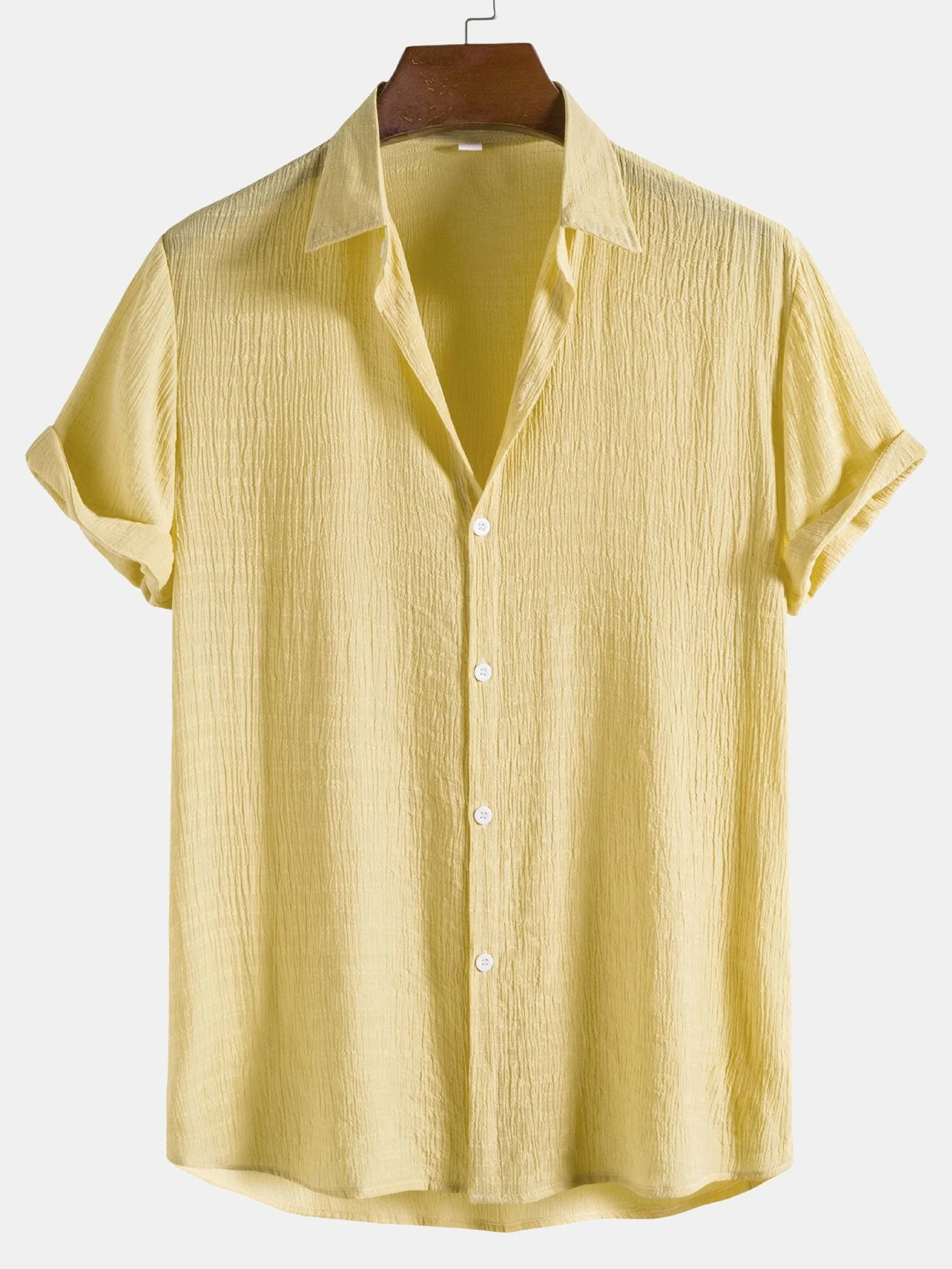 Arvy® | Textured Fabric Short Sleeve Shirt - Image 9