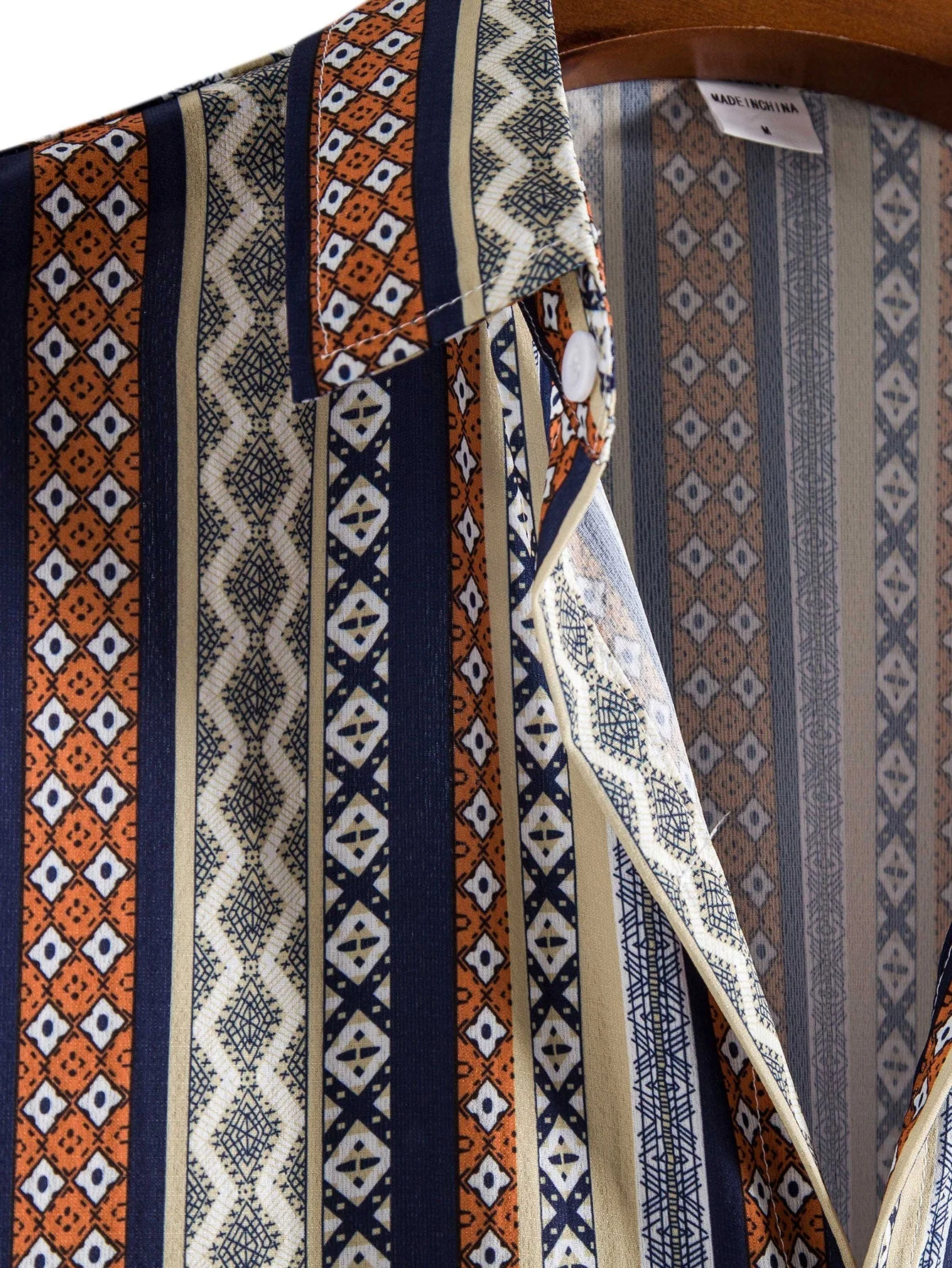Arye® | Ethnic Geometry Print Shirt - Image 3