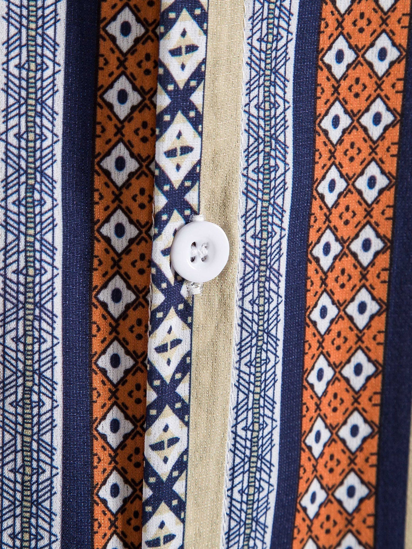 Arye® | Ethnic Geometry Print Shirt - Image 5