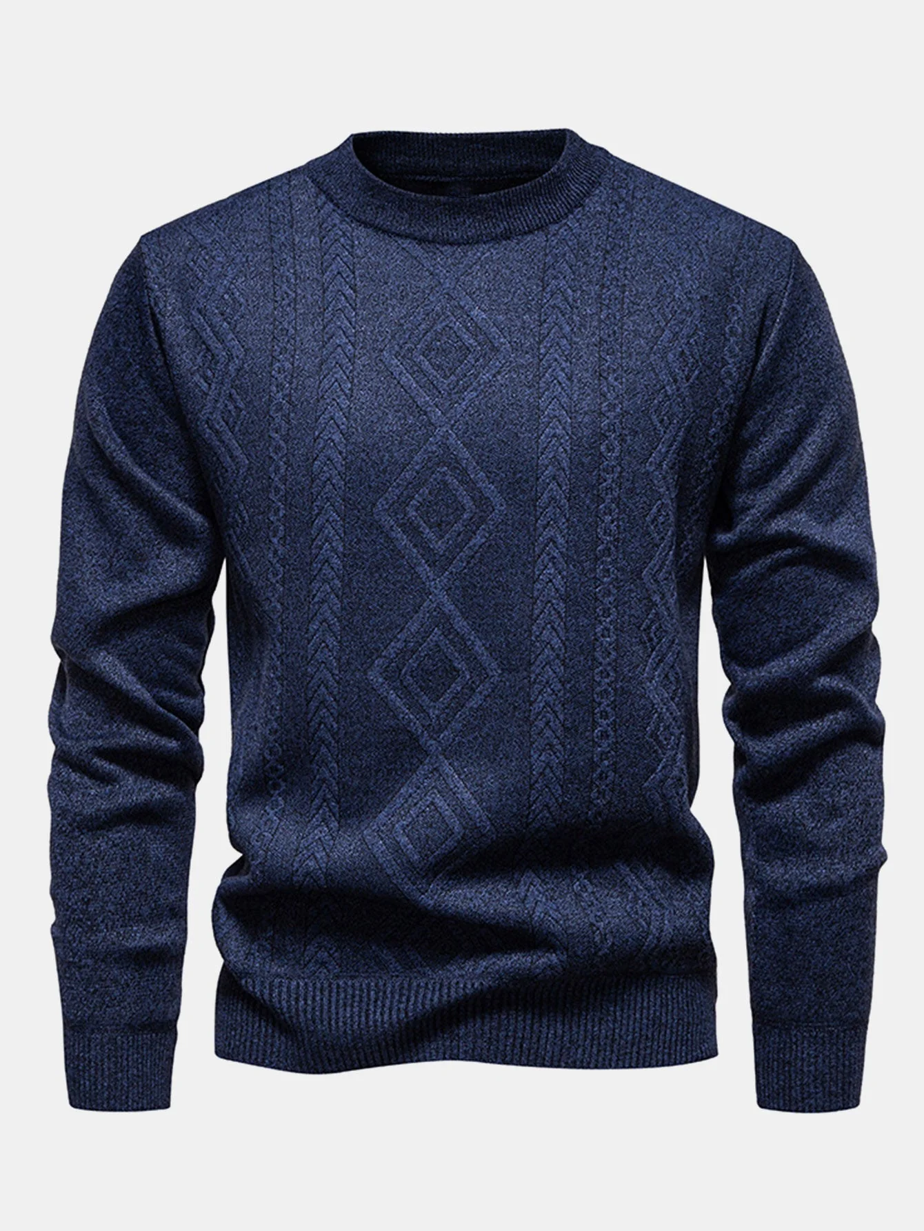 Asad® | Geometric Jacquard Crewneck Sweater - Image 15