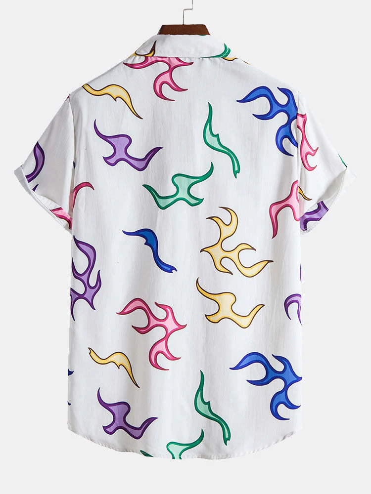 Asael® | Abstract Print Shirt - Image 2