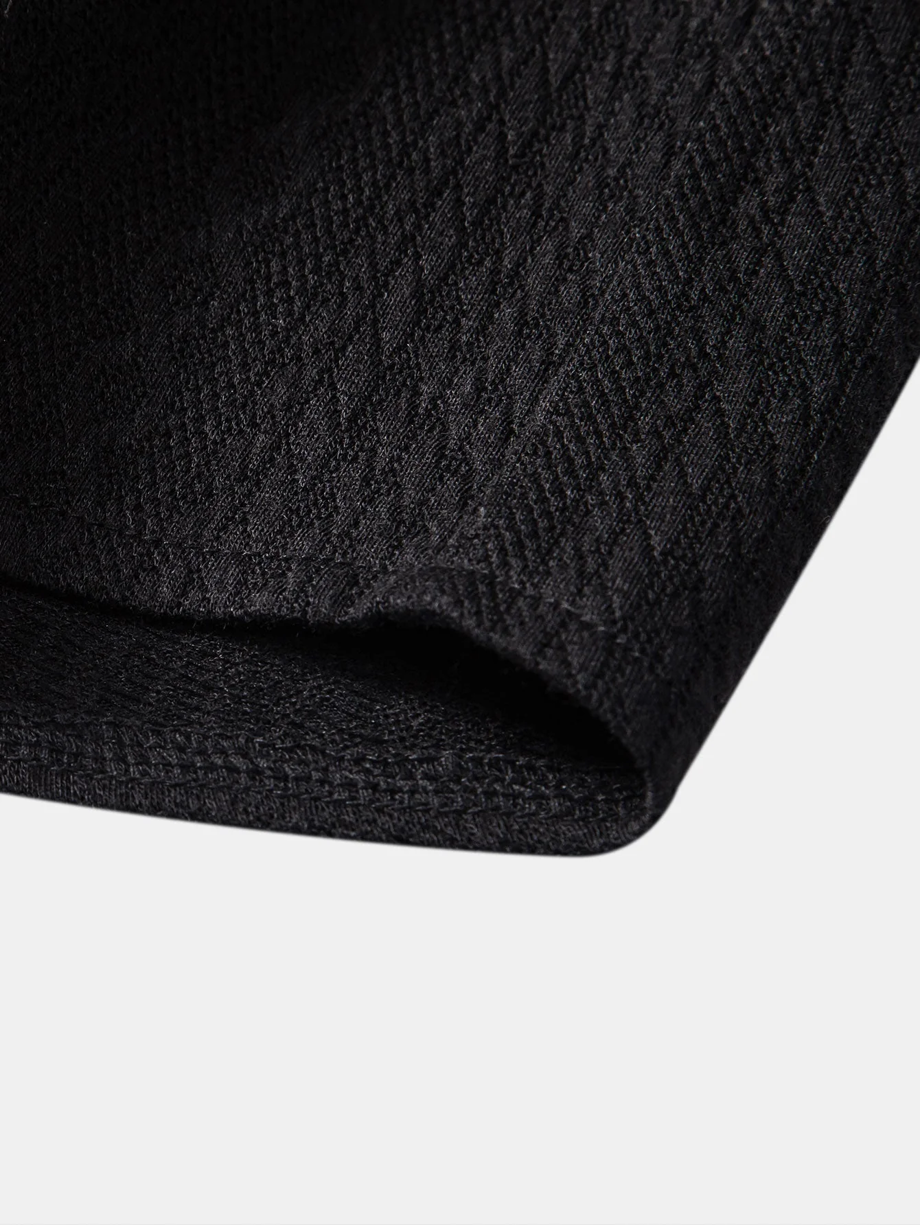 Asare® | Muscle Fit Jacquard Textured Shirt - Image 11