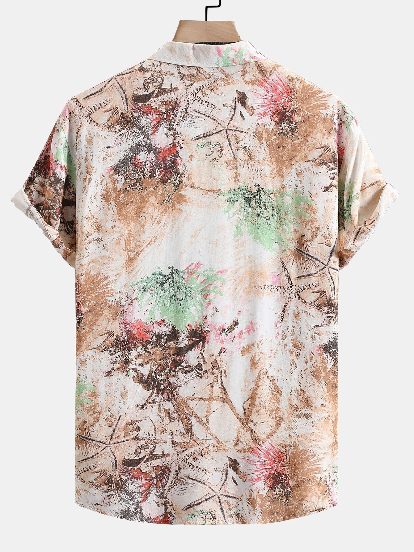 Ascanius® | Viscose Botanical Abstract Print Button Up Shirt - Image 2