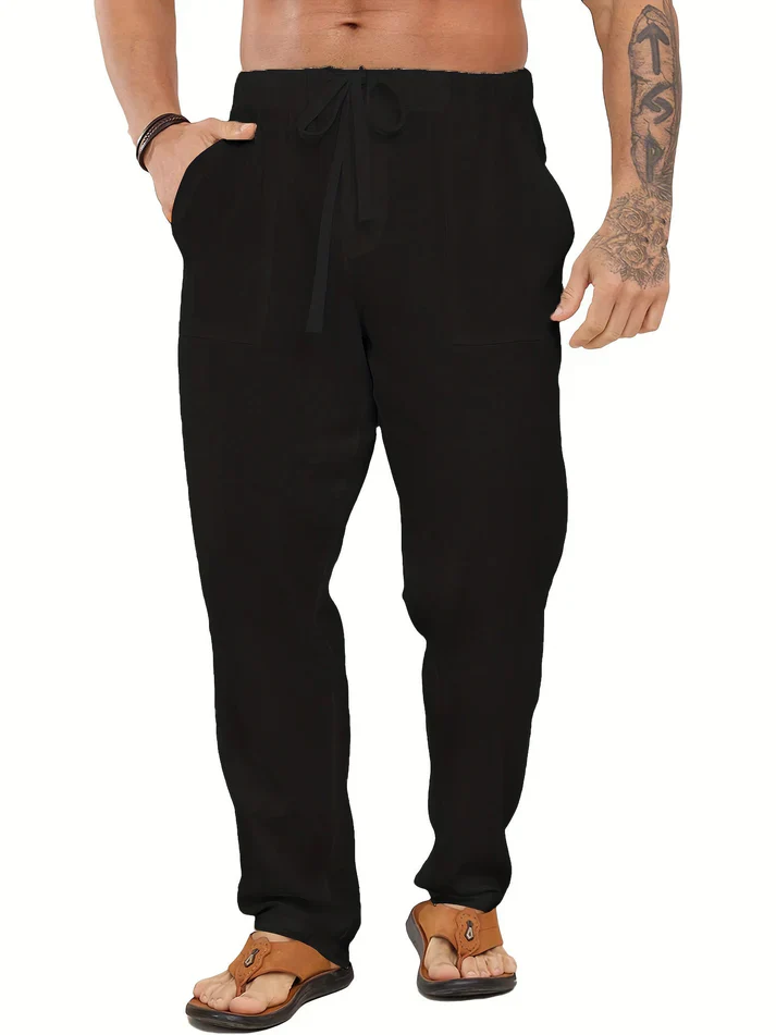 Ascelin® | Elegant Linen Summer Trousers - Image 2