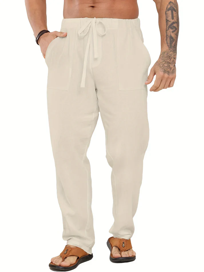 Ascelin® | Elegant Linen Summer Trousers - Image 3