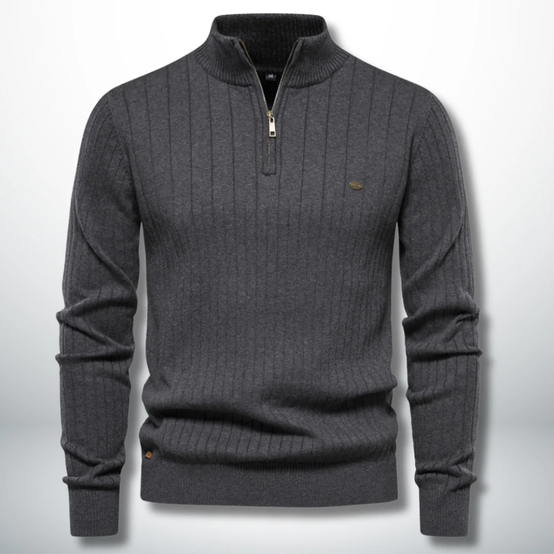 Asdrúbal® | Comfortable and elegant sweater with zip - Image 2