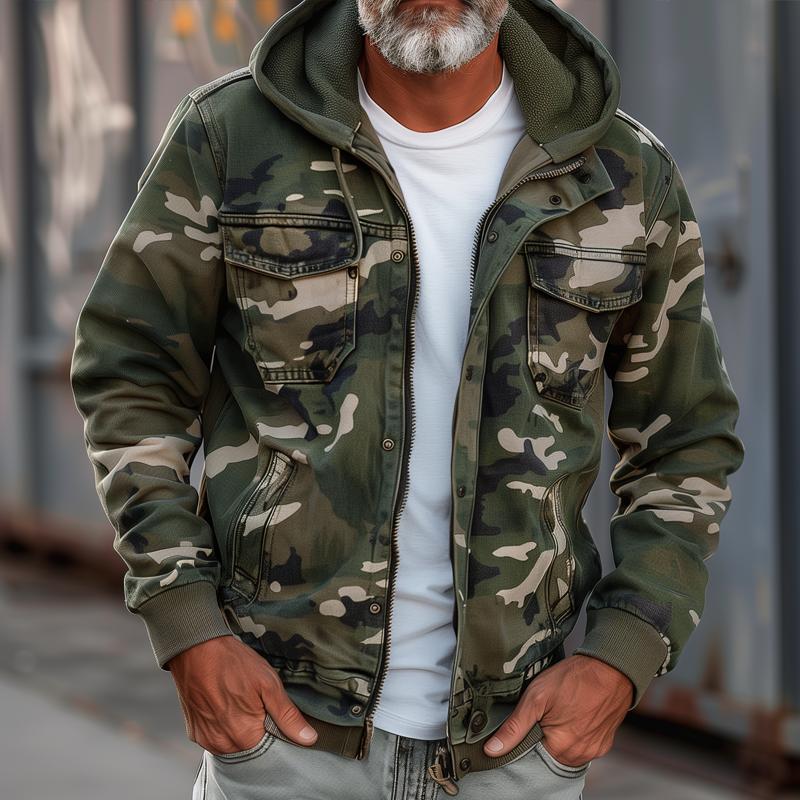 Asher® | Camouflage Cargo Jacket For Men - Image 2