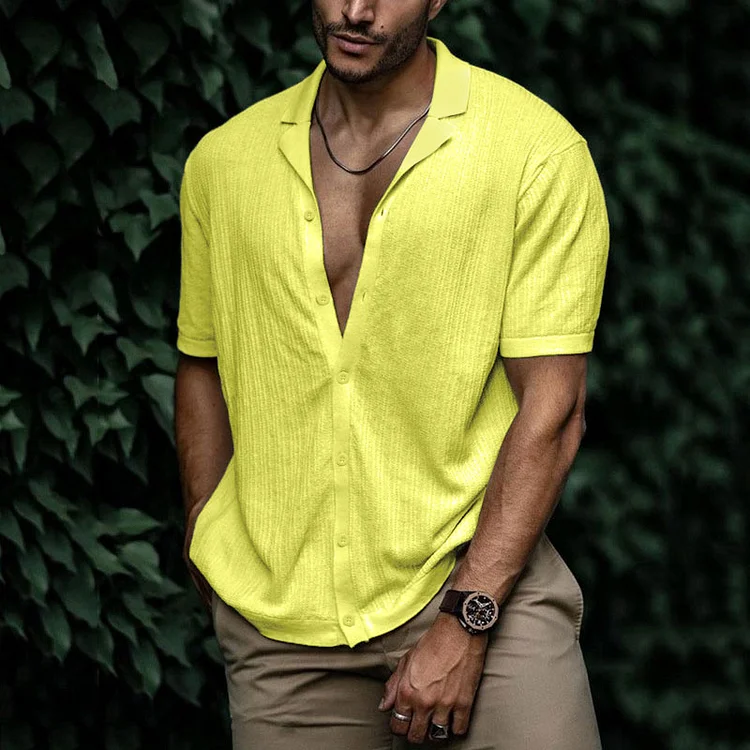 Asher® | Knitted Summer Shirt - Image 6