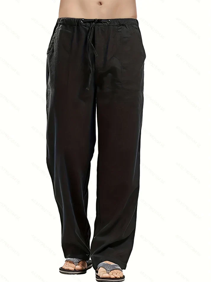 Asher® | Linen Summer Trousers - Image 2