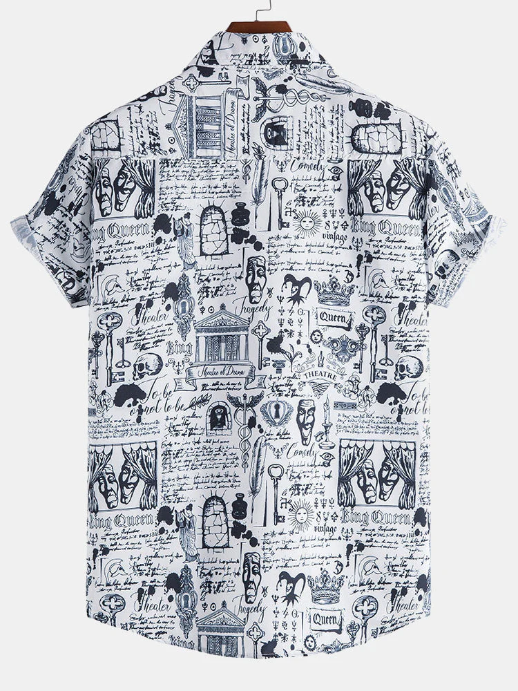 Ashur® | Funny Pattern Lapel Shirts - Image 2
