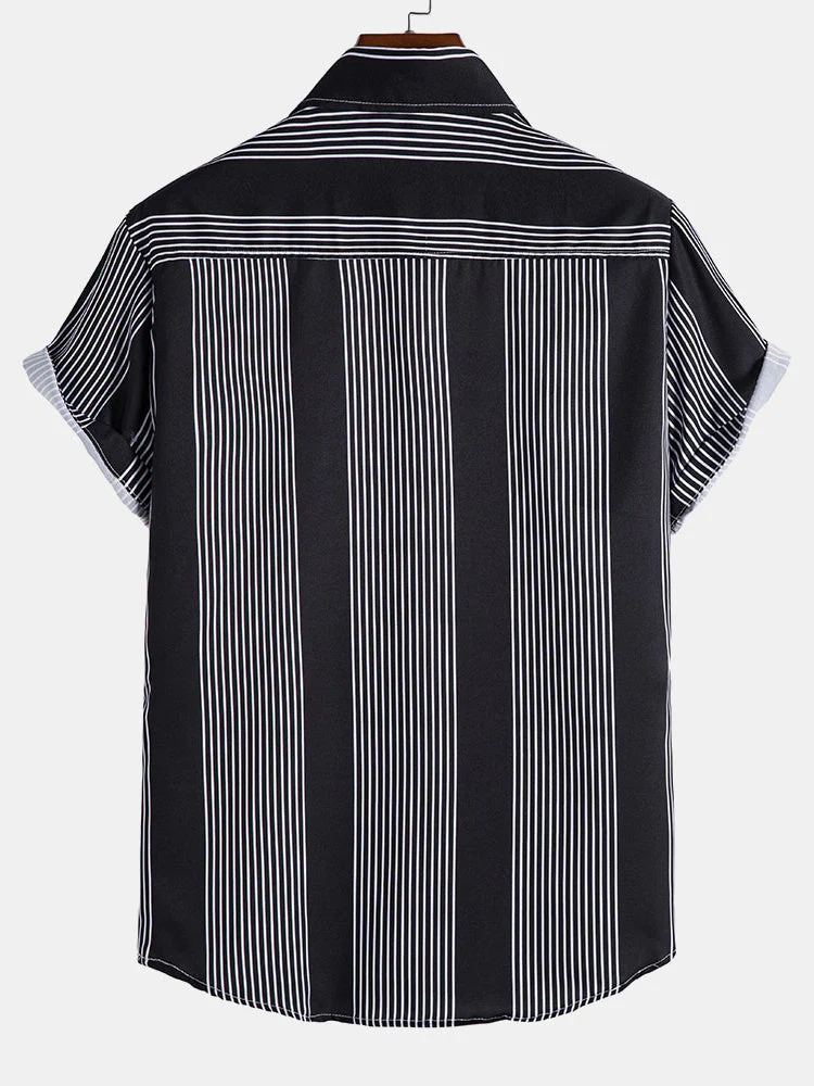 Asier® | Irregular Casual Stripes Shirts - Image 2