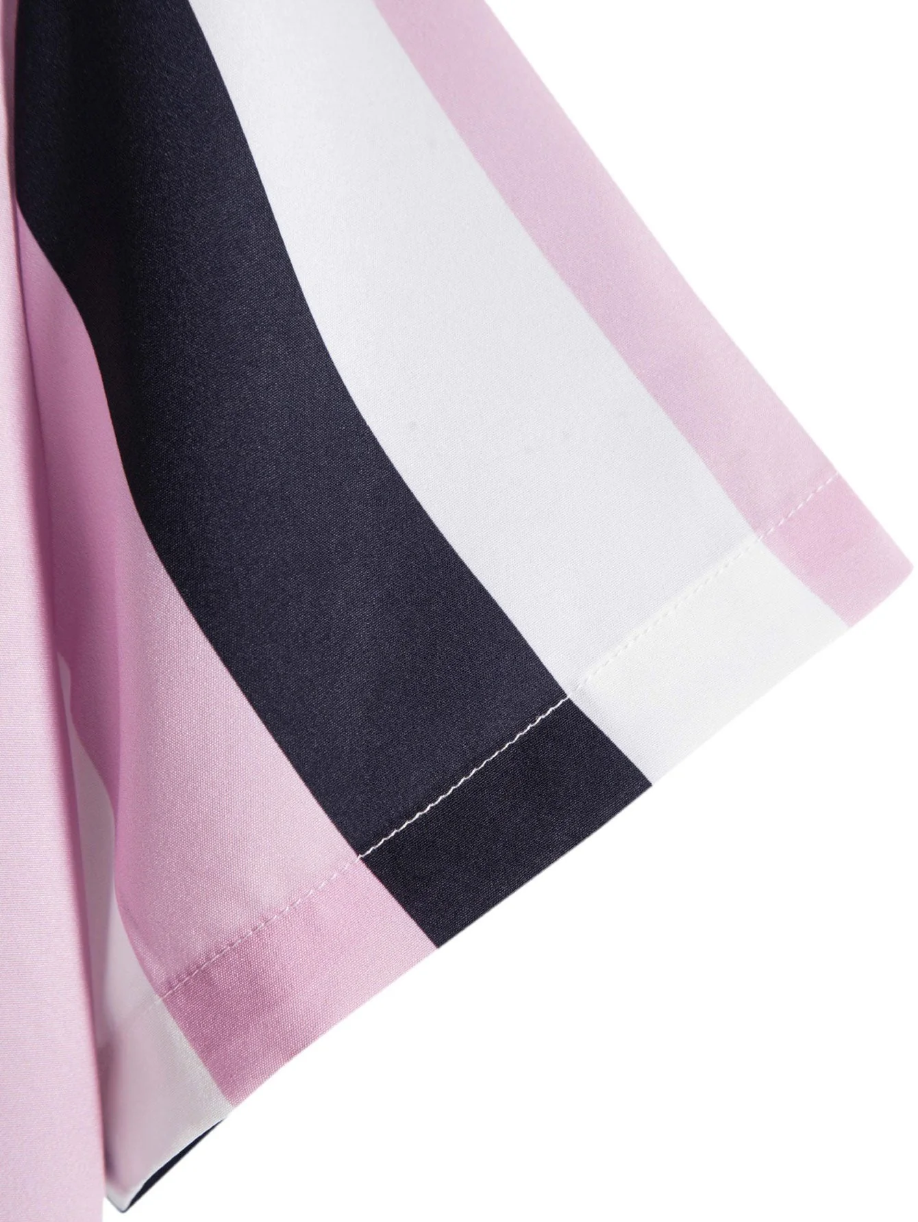 Aspen® | Wide Striped Print Button Up Shirt - Image 7