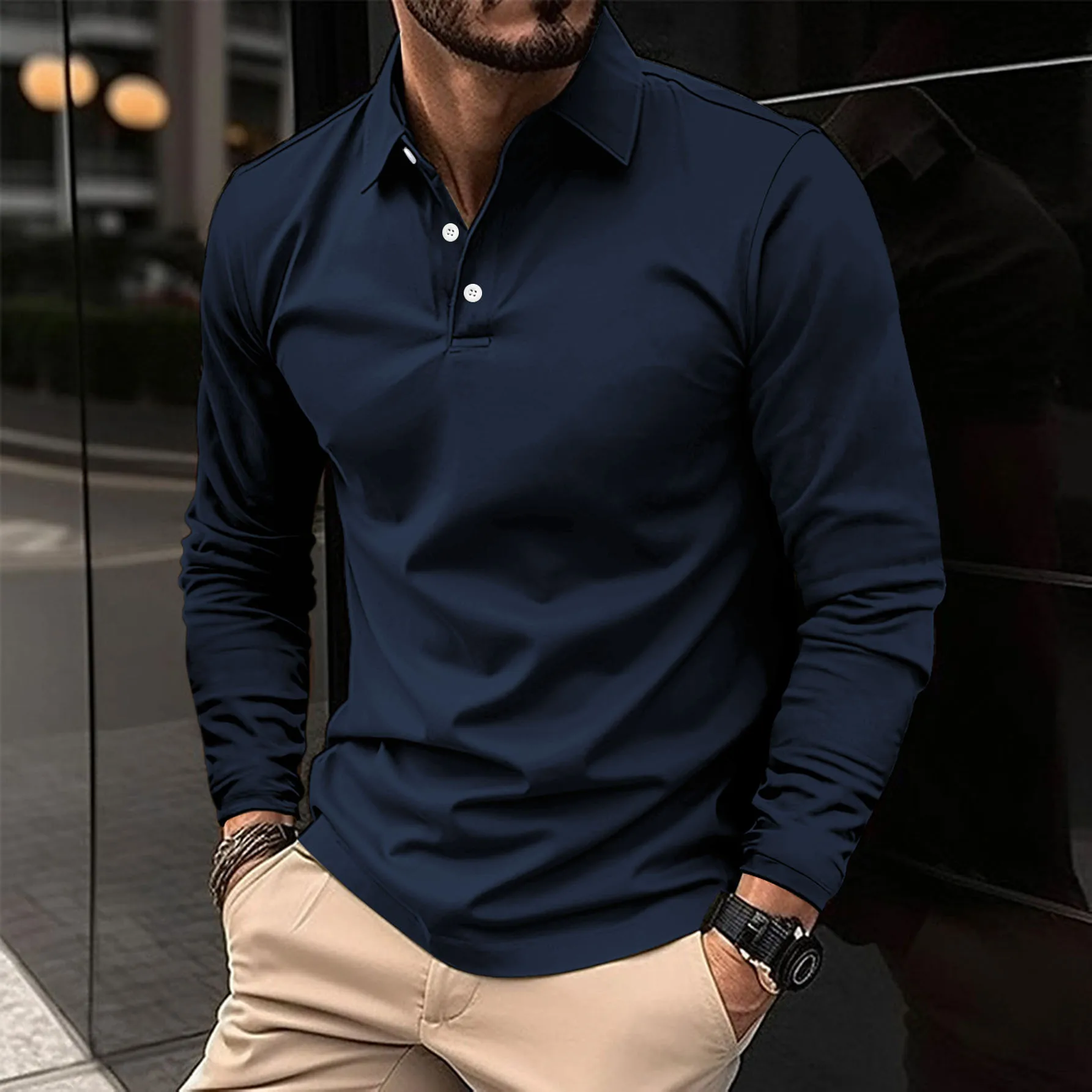 Asterio® | JOHN｜Premium Long Sleeve Shirt - Image 2