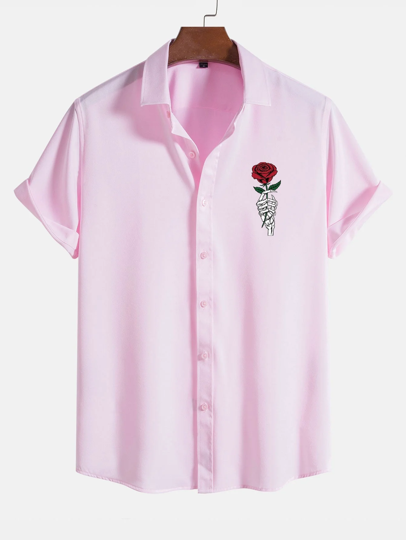 Astorre® | Rose Skull Print Shirt - Image 2