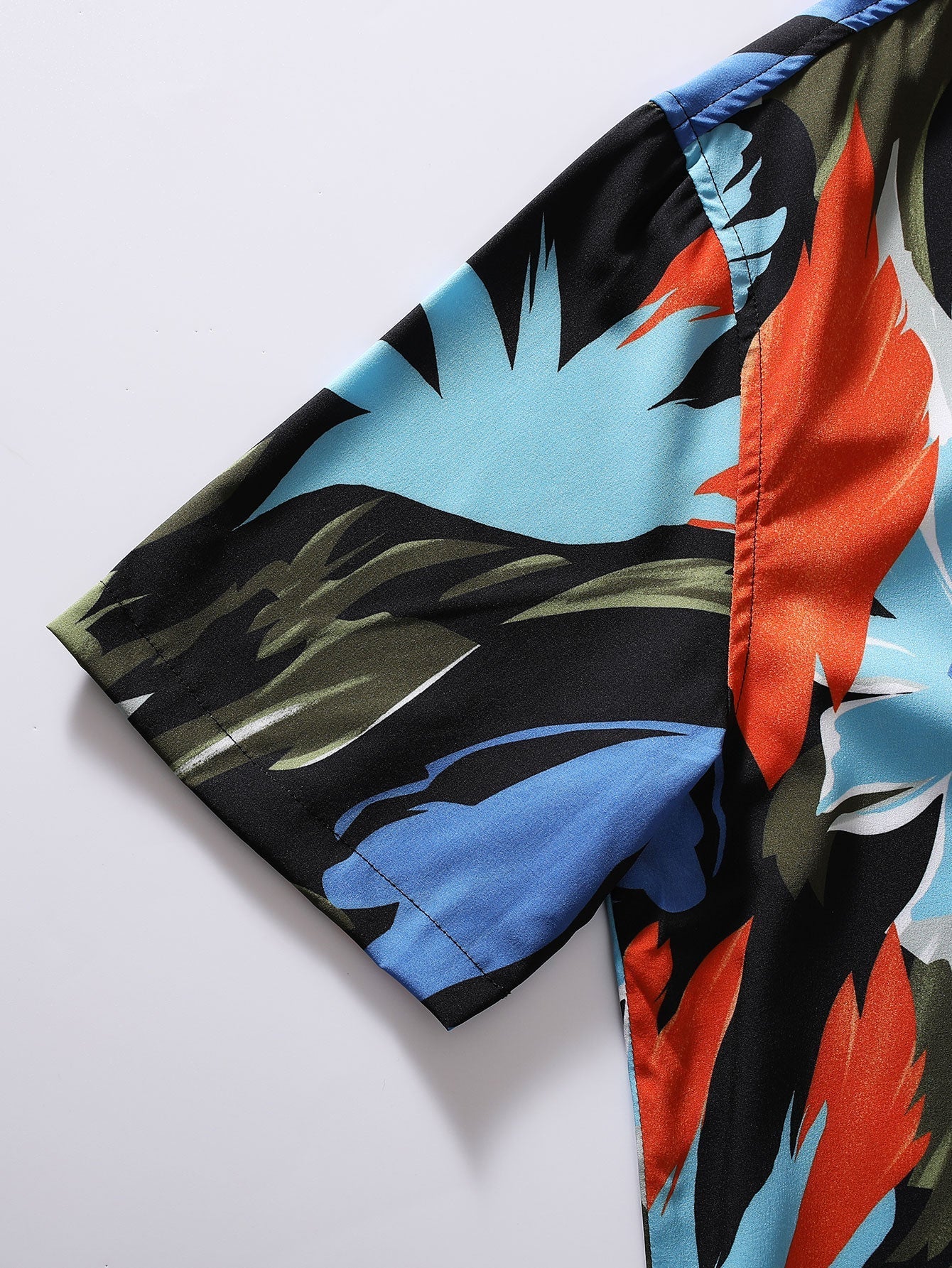 Astrid® | Hand Drawn Floral Print Revere Shirt - Image 4