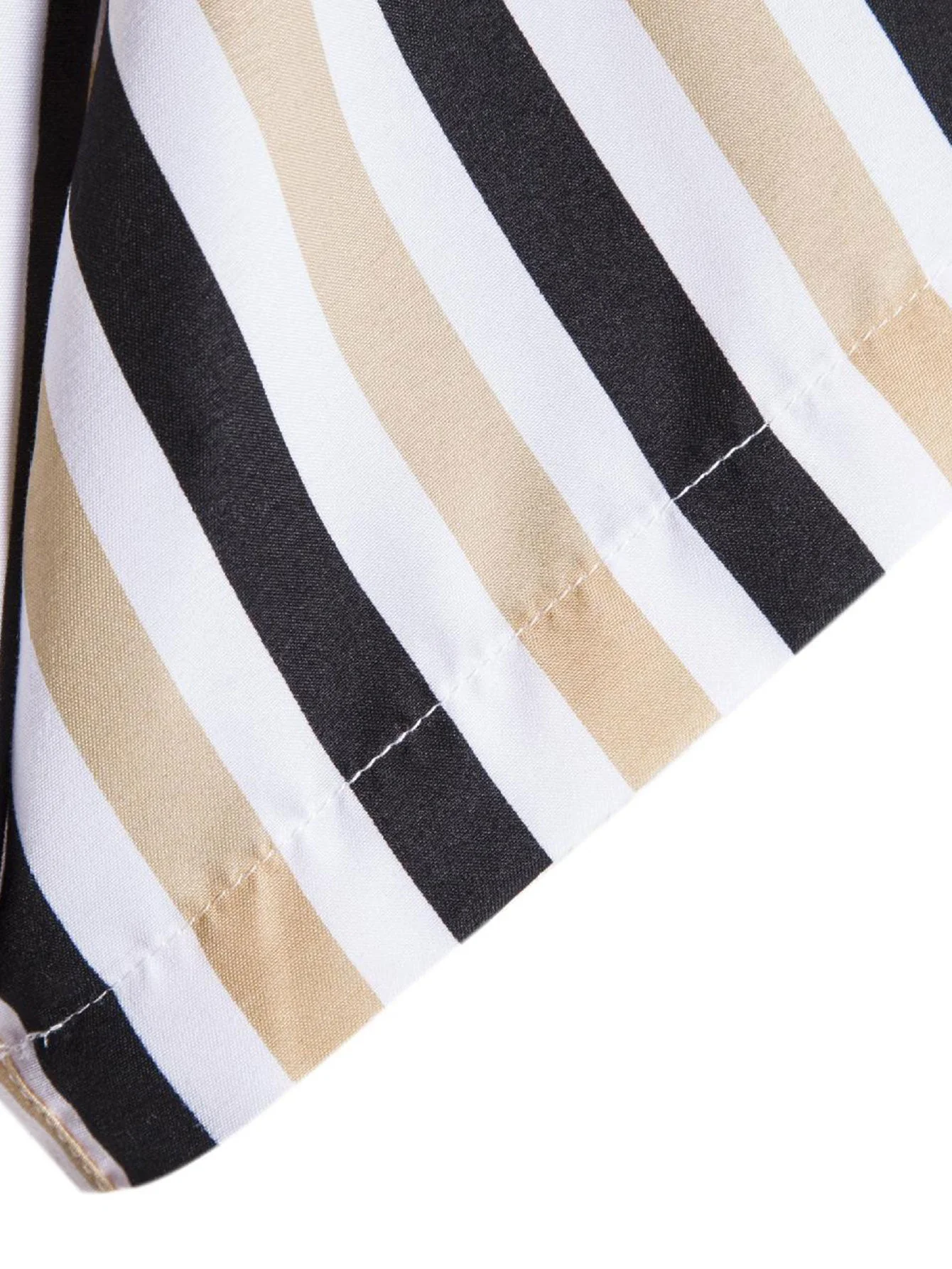 Astrophel® | Man Striped Print Button Up Shirt - Image 4