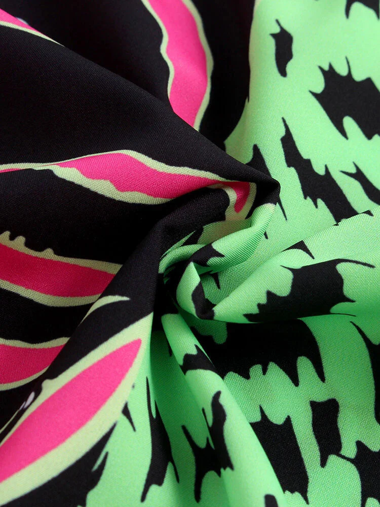 Asturio® | Two Tone Animal Print Shirt - Image 4