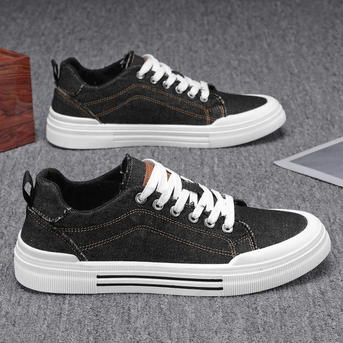 At Monsieur | Denim Sneakers - Image 4