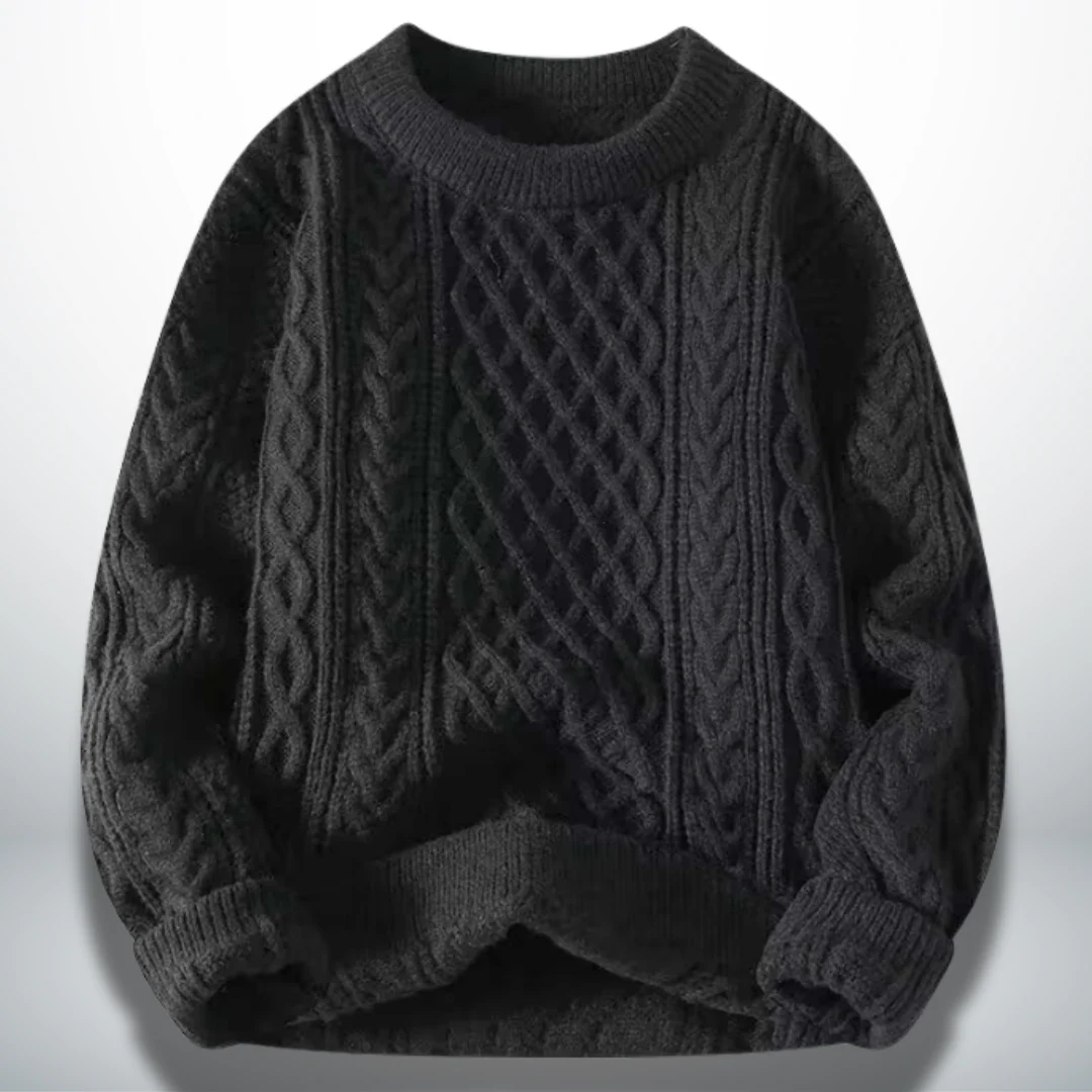 Atanasio® | Elegant Men's Crew Neck Sweater - Image 3