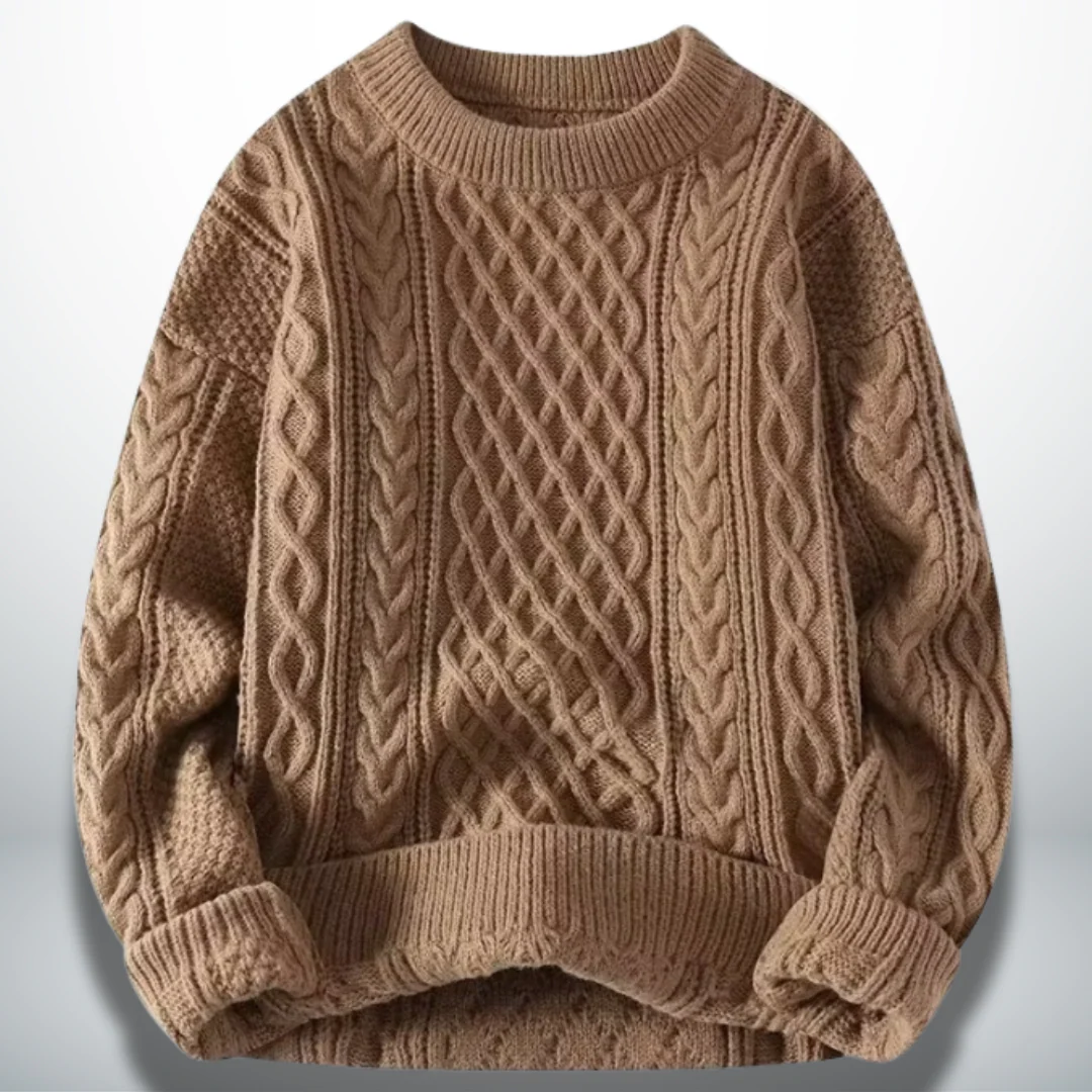 Atanasio® | Elegant Men's Crew Neck Sweater - Image 7
