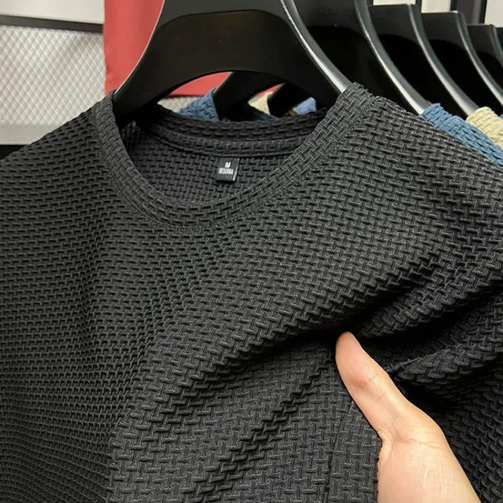 Atanasio® | Short-Sleeved T-Shirt Made Of Ice Silk Mesh - Image 6