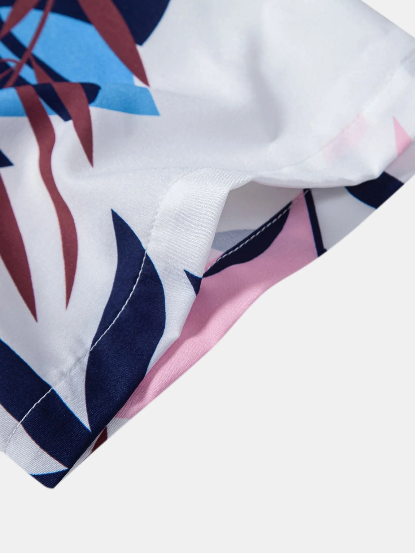 Athol® | Leaf Color Block Print Button Up Shirt - Image 6