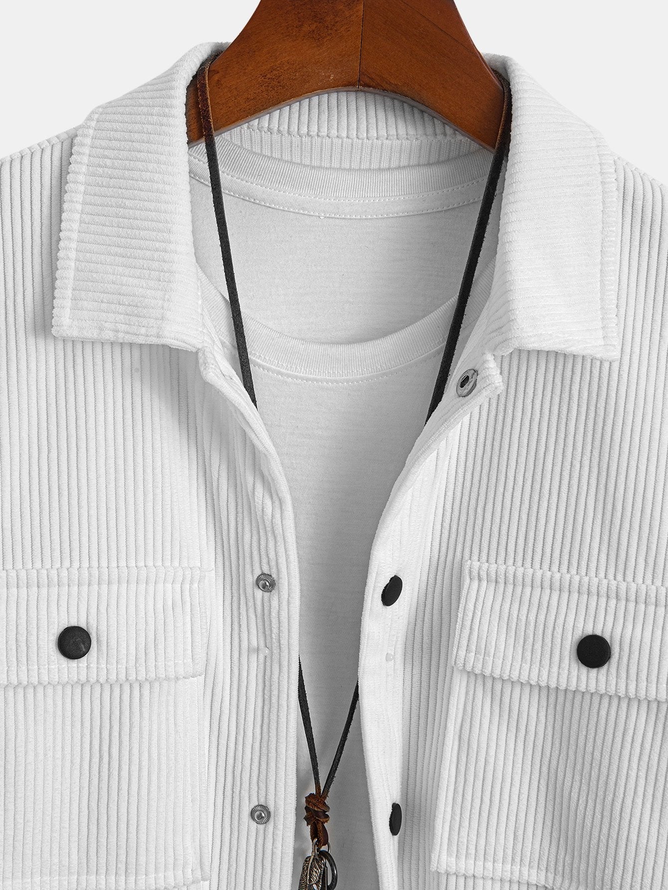 Atilano® | Corduroy Overshirt With Pockets - Image 5