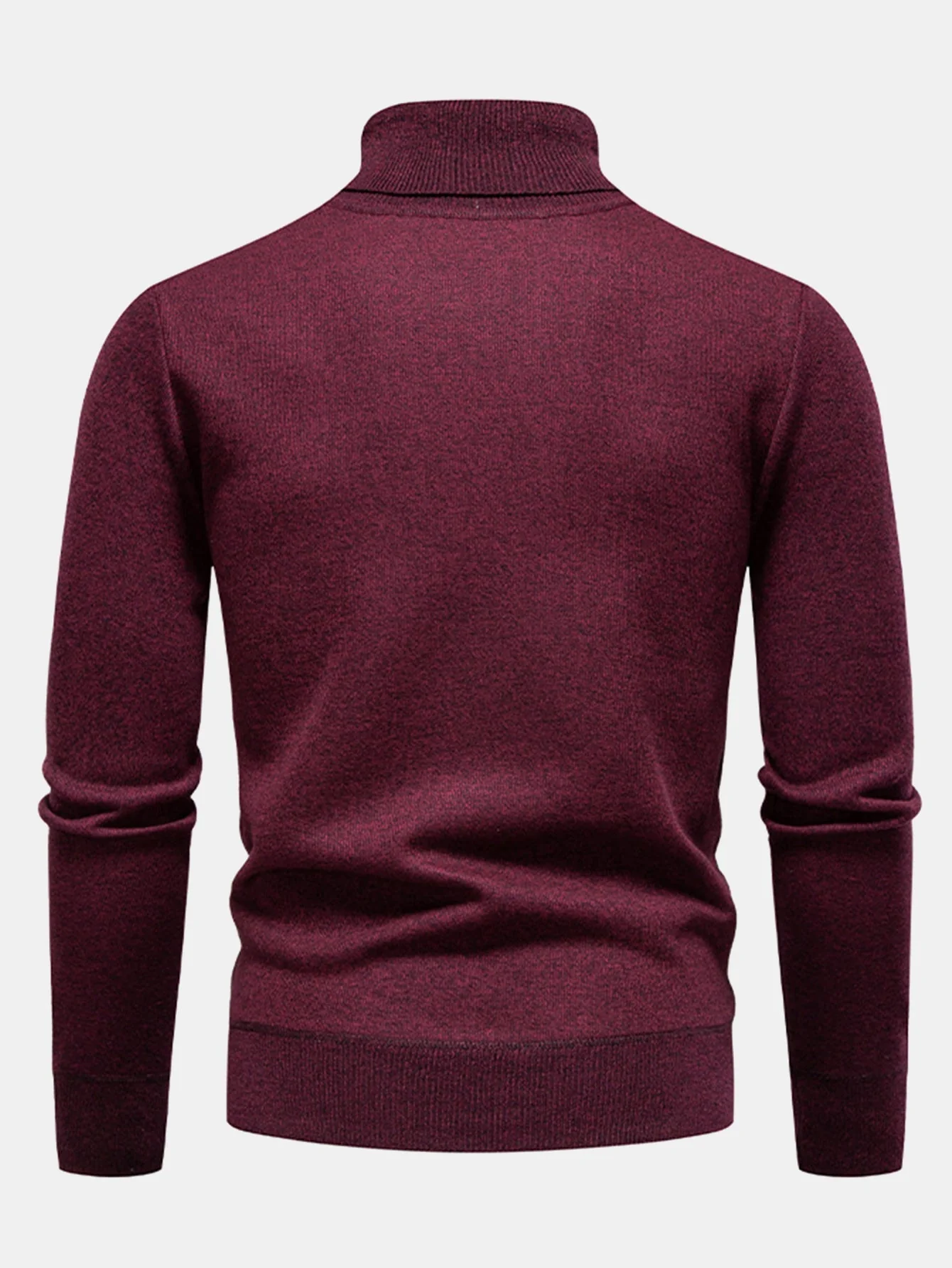 Atilio® | Geometric Jacquard Turtle Neck Sweater - Image 2