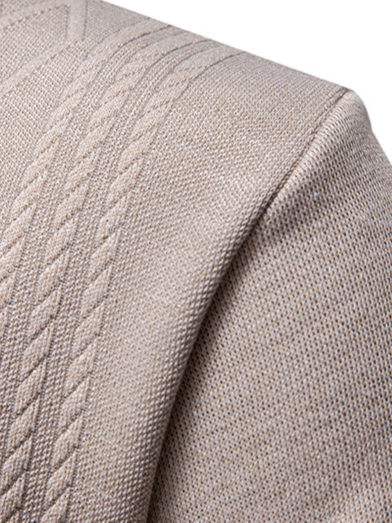 Atilio® | Geometric Jacquard Turtle Neck Sweater - Image 3