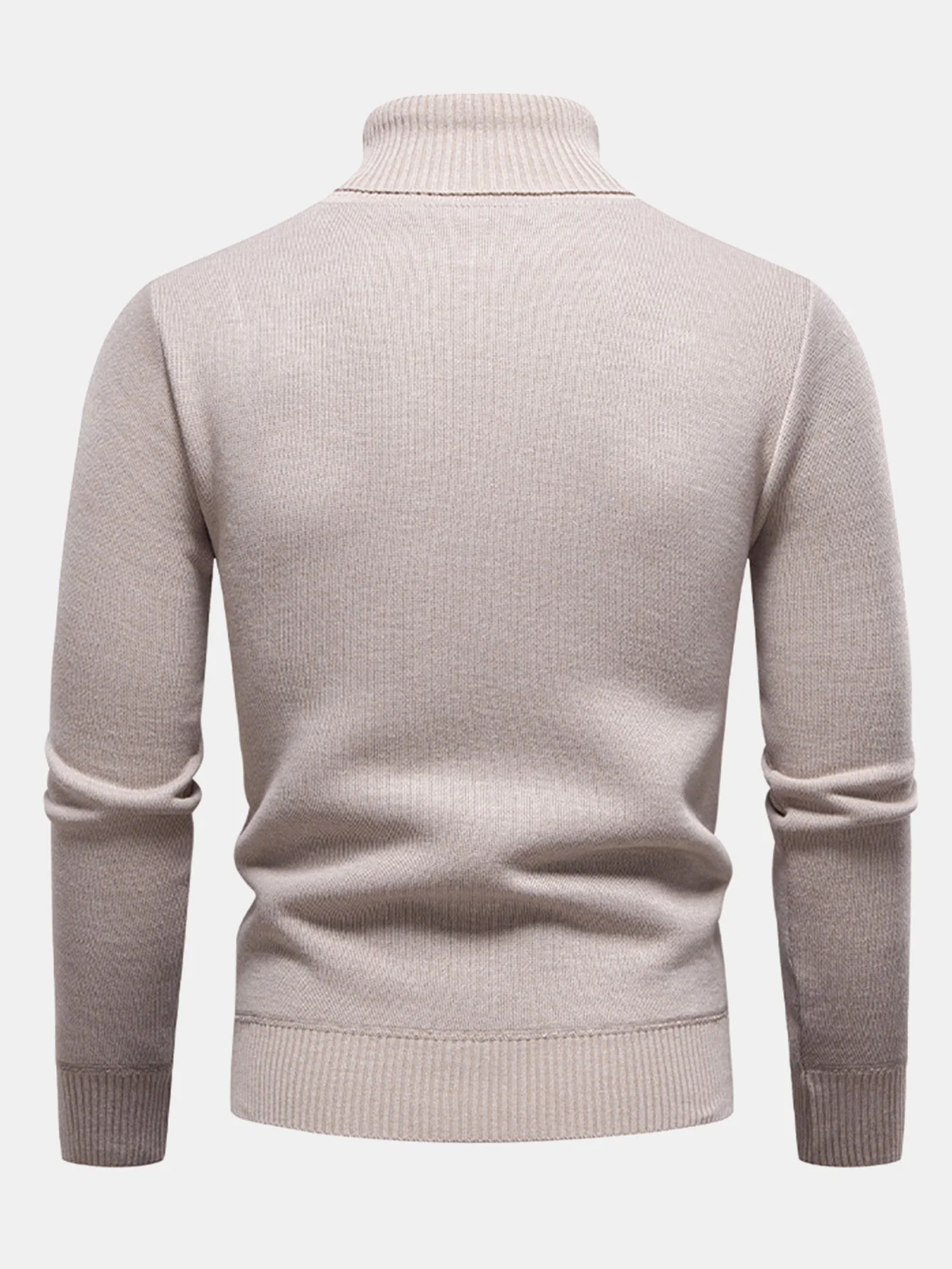 Atilio® | Geometric Jacquard Turtle Neck Sweater - Image 7
