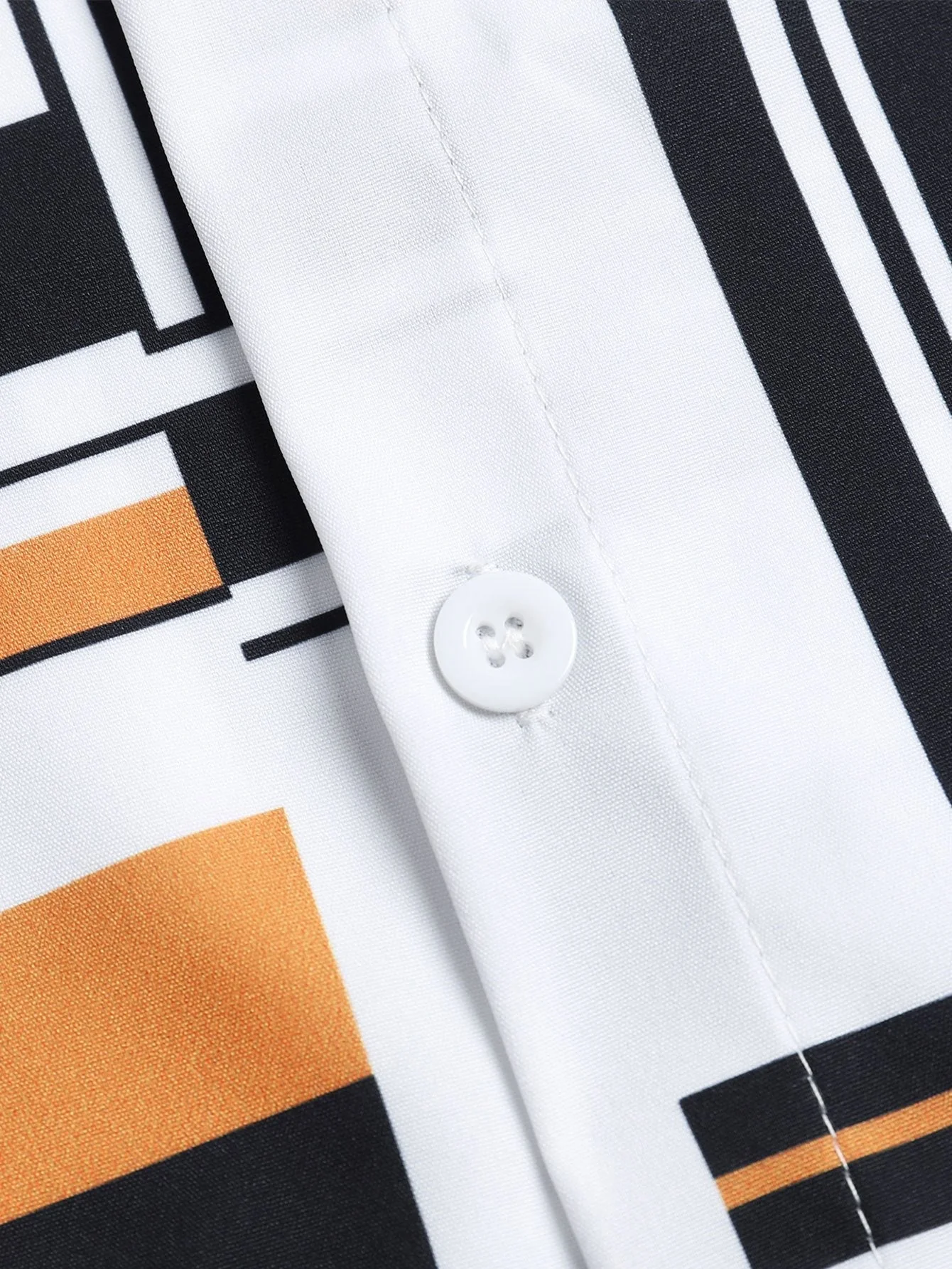 Atilio® | Geometry Print Button Up Shirt - Image 6