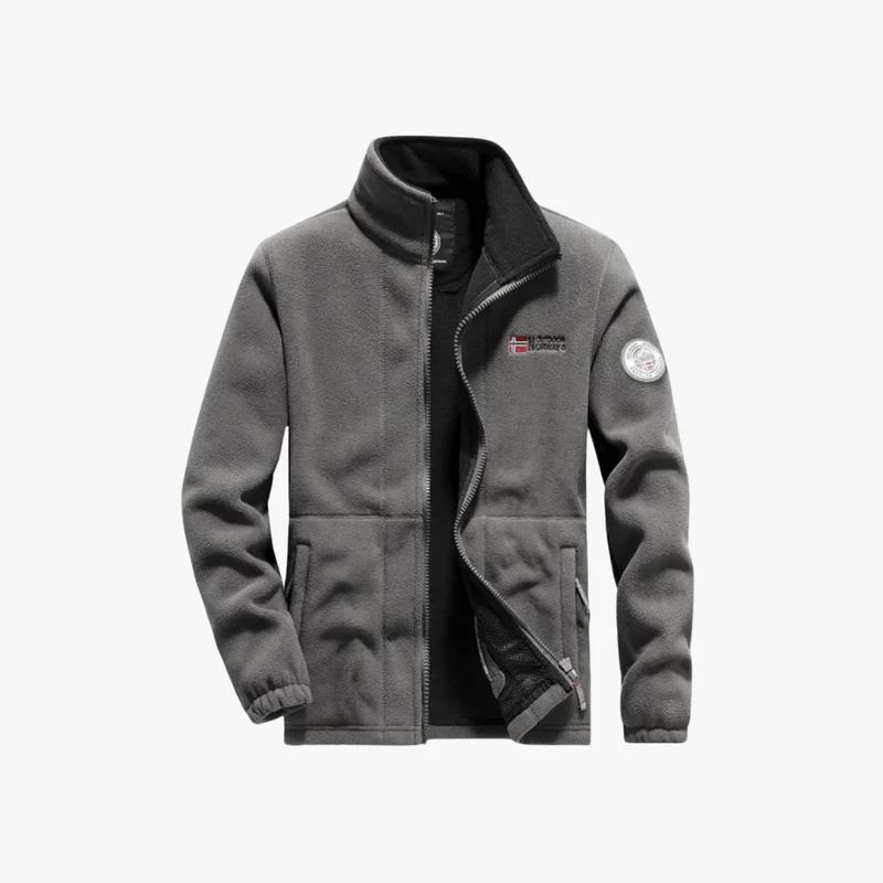 Atilio® | Nordic Trail Fleece Jacket – Warm Winter Outdoor Full-Zip - Image 2