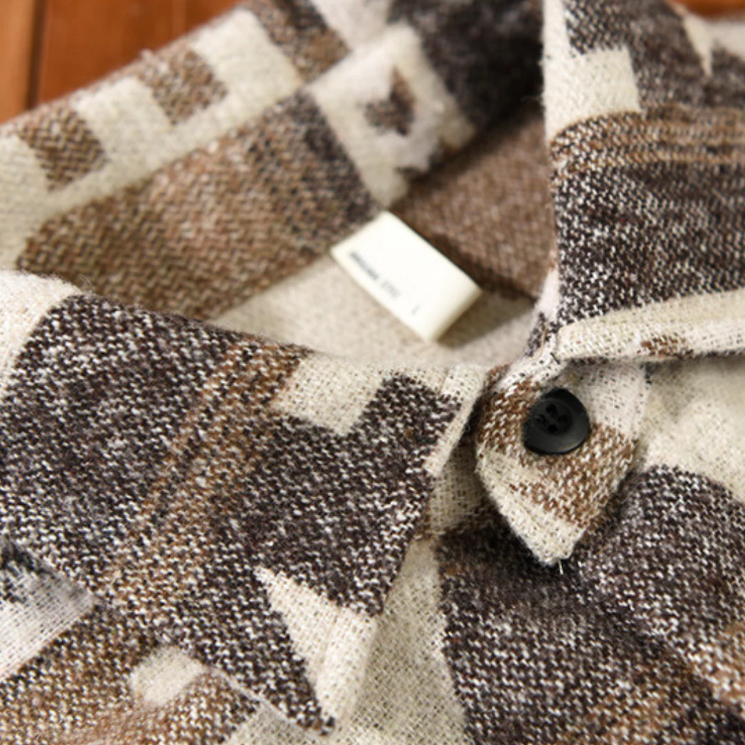 Atilio® | Warm shirt with ethnic design - Image 7