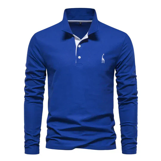 Atlas® | Long Sleeve Polo Shirt For Men - Image 2