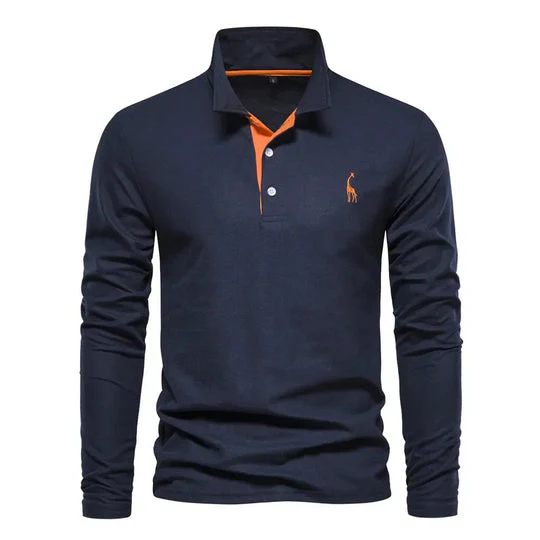 Atlas® | Long Sleeve Polo Shirt For Men - Image 3