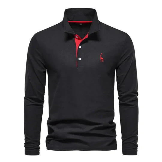 Atlas® | Long Sleeve Polo Shirt For Men - Image 6