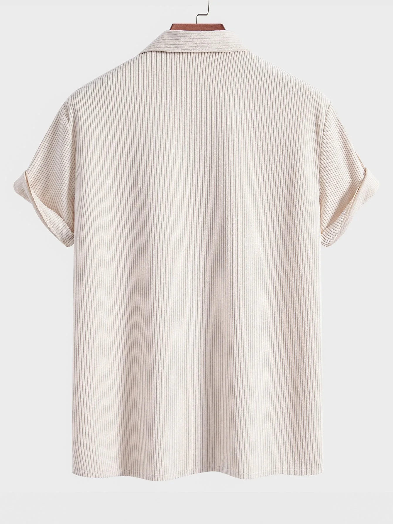 Atli® | Short Sleeve Corduroy Cuban Shirt - Image 4