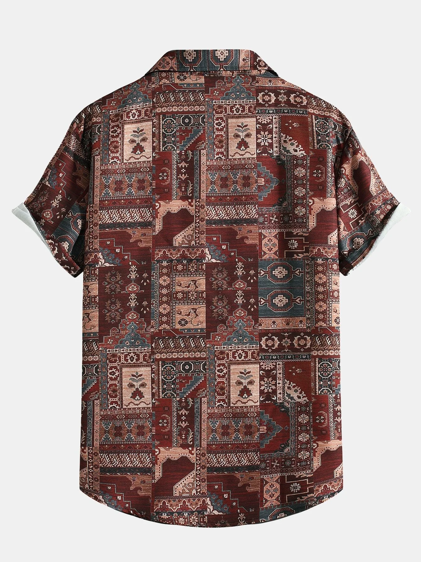 Atman® | Tribal Print Button Up Shirt - Image 2