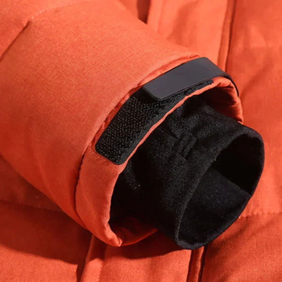 Aton | Warm quilted jacket with hood - Image 10