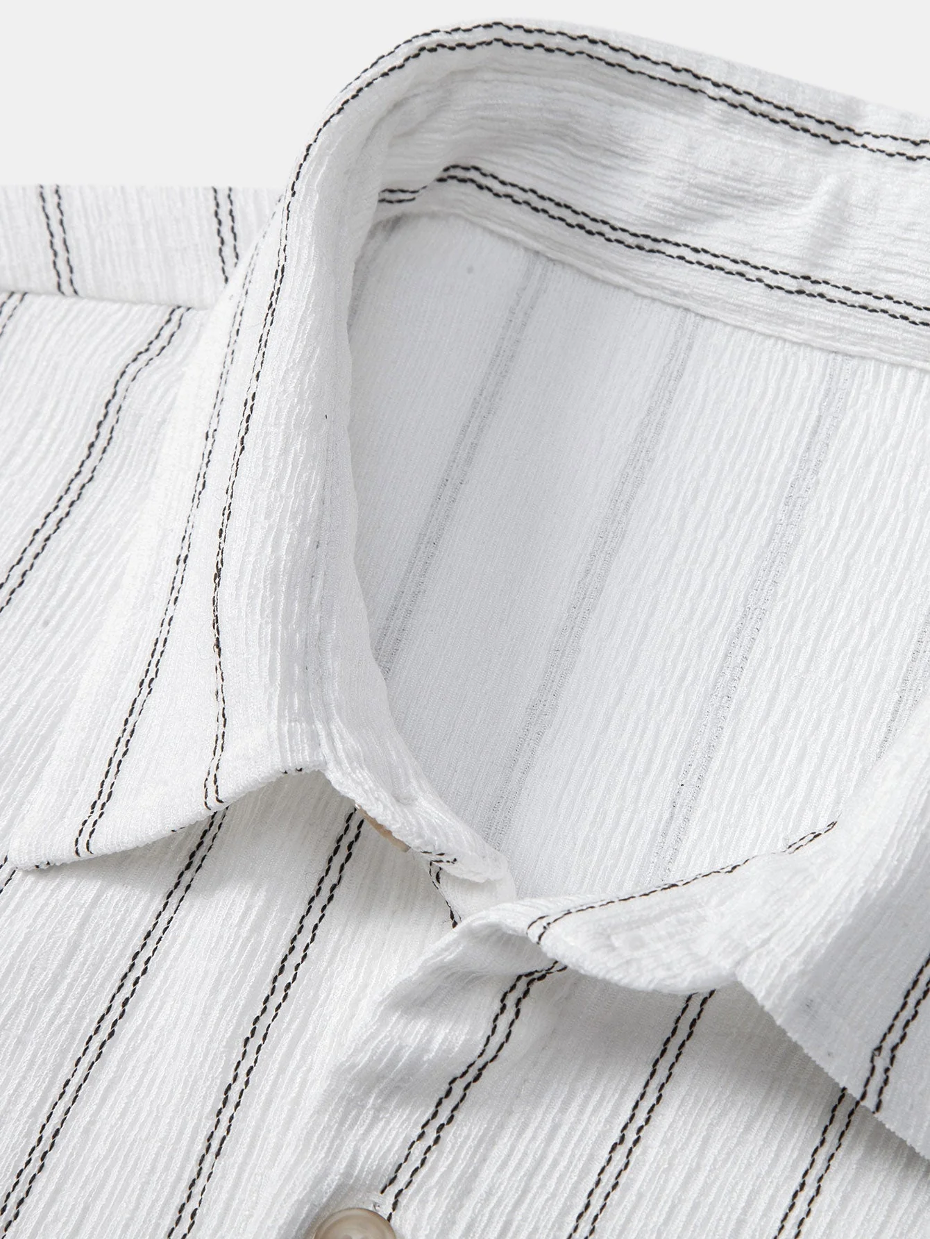 Atta® | Stripe Textured Button Up Shirt - Image 5