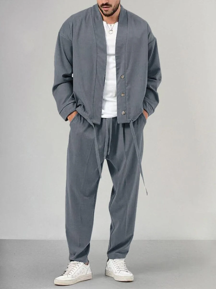 Auberon® | Classic Cardigan And Trousers Set - Image 4