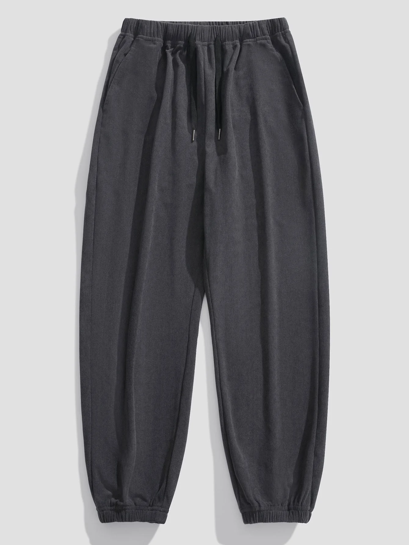 Aubry® | Corduroy Drawstring Jogging Pants - Image 19