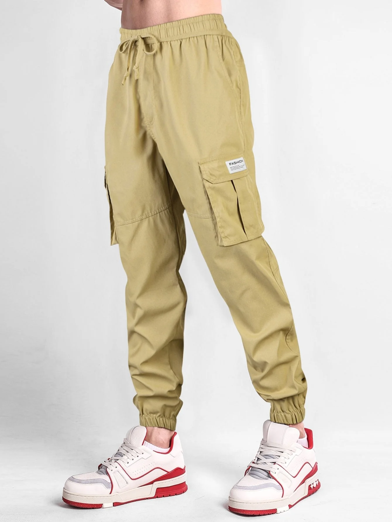 Auley® | Drawstring Cargo Jogging Pants - Image 3