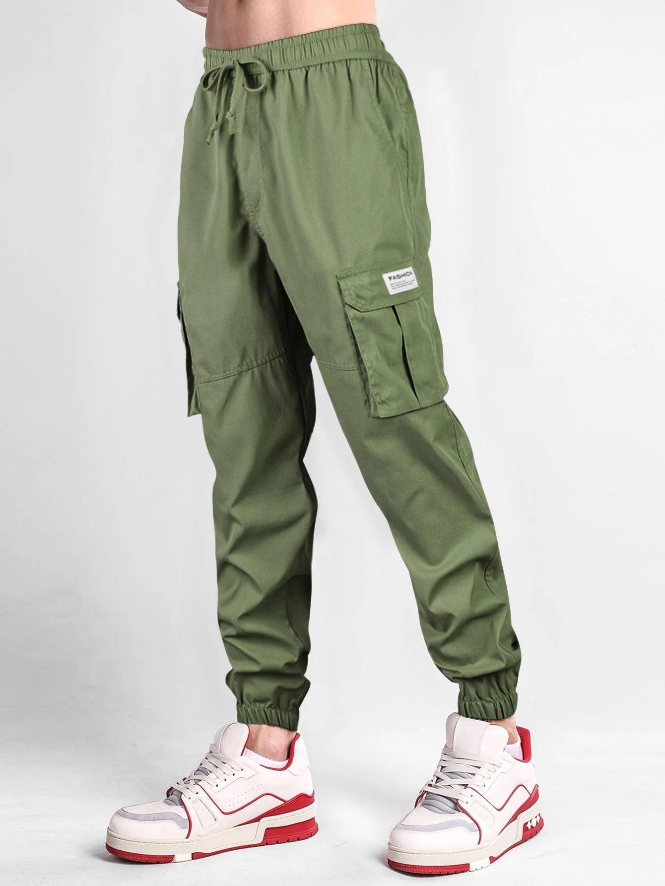 Auley® | Drawstring Cargo Jogging Pants - Image 5
