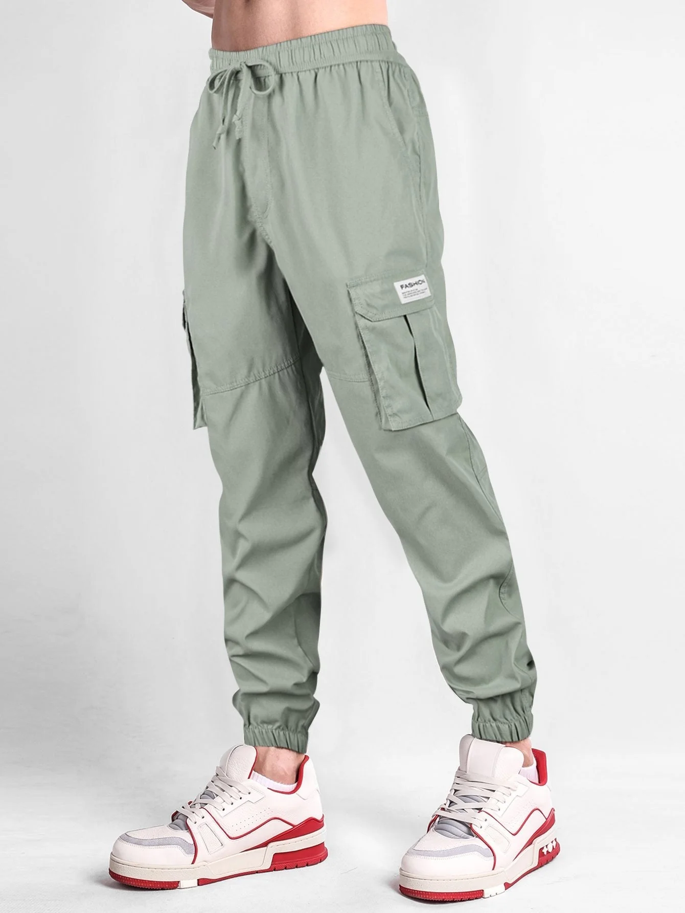 Auley® | Drawstring Cargo Jogging Pants - Image 7