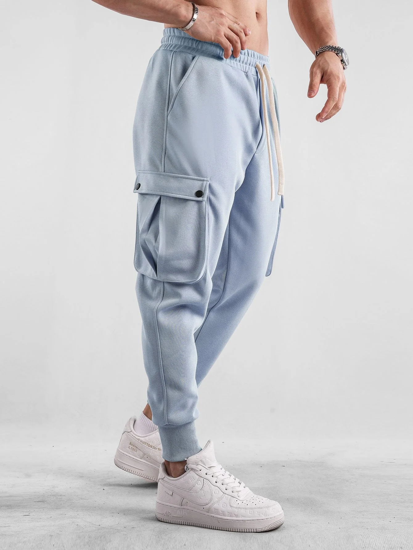 Aurelian® | Drawstring Cargo Jogger Pants - Image 10