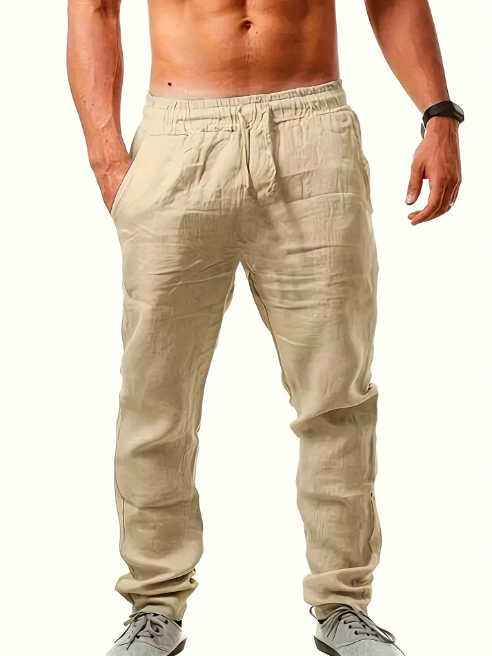 Aurelian® | Luxury Linen Summer Trousers - Image 2