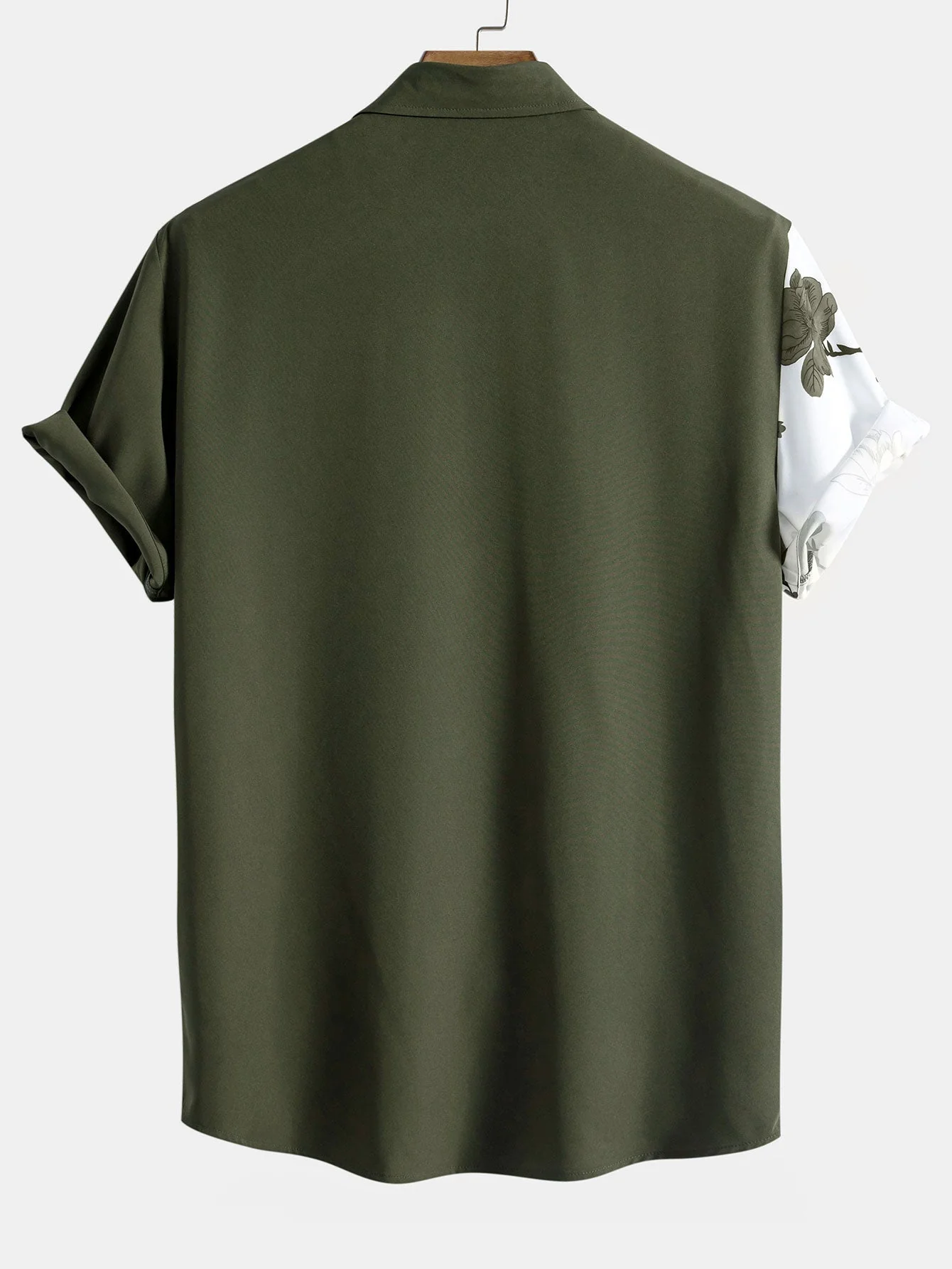 Aurelio® | Floral Patchwork Print Button Up Shirt - Image 4